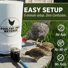 Poultry Pro Water Timer with protective cover closed