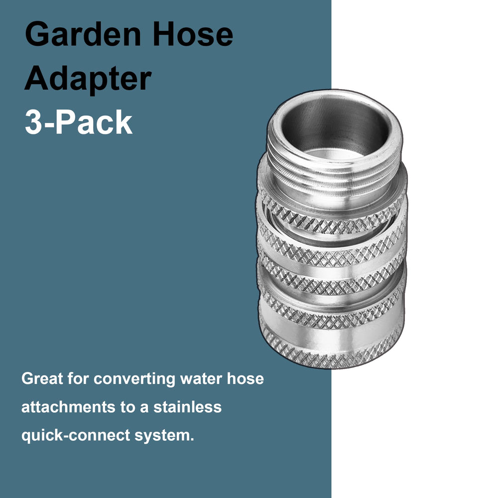 POWER TOWN Quick Connect Hose Fittings installation process illustration