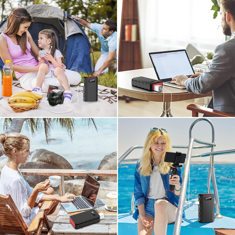 powkey Portable Power Station with smartphone charging
