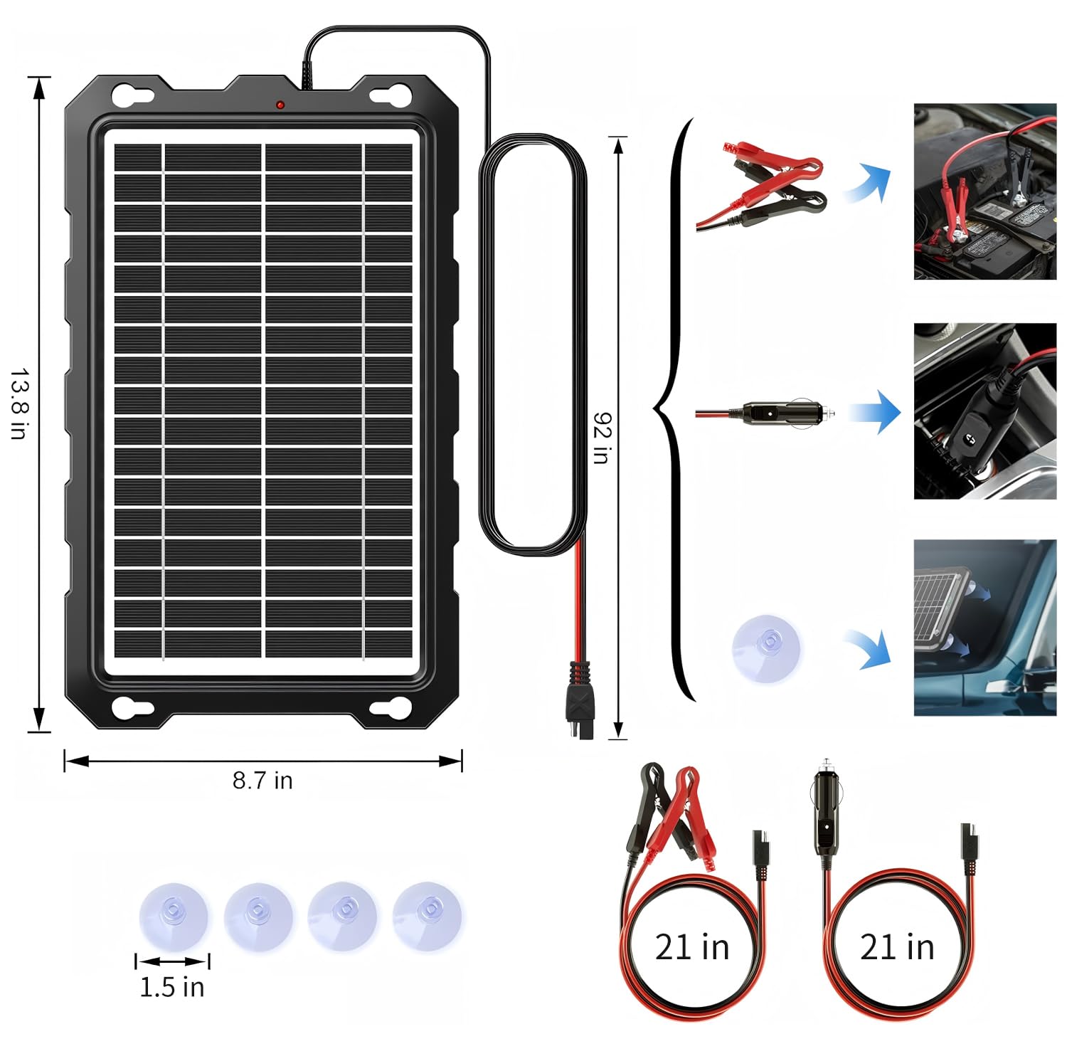POWOXI solar charger in outdoor setting, receiving sunlight