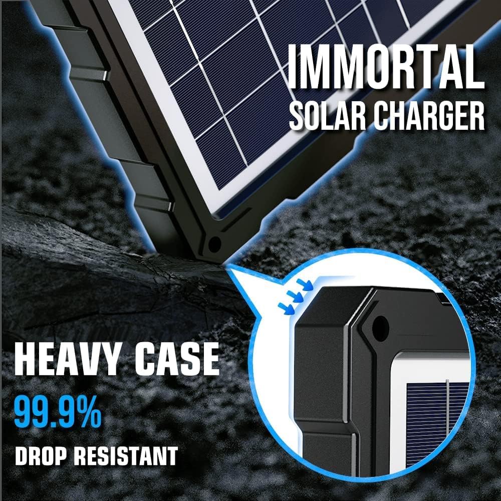 POWOXI solar charger protecting against overcharging