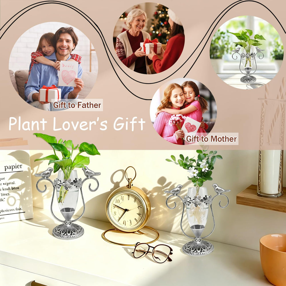 POXOHO Tabletop Plant Propagation Station packaged with stand