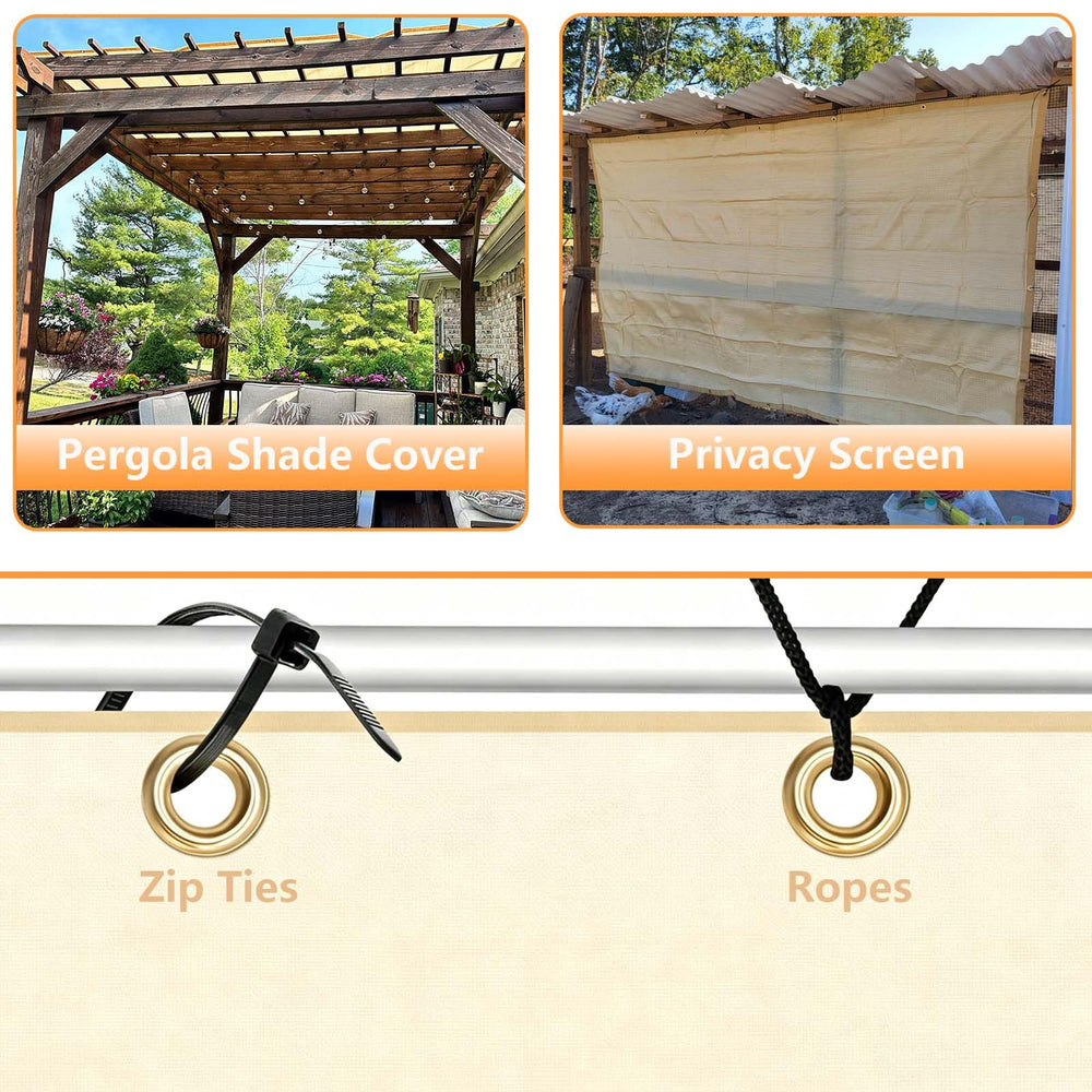 POYEE Shade Cloth with grommets for secure attachment