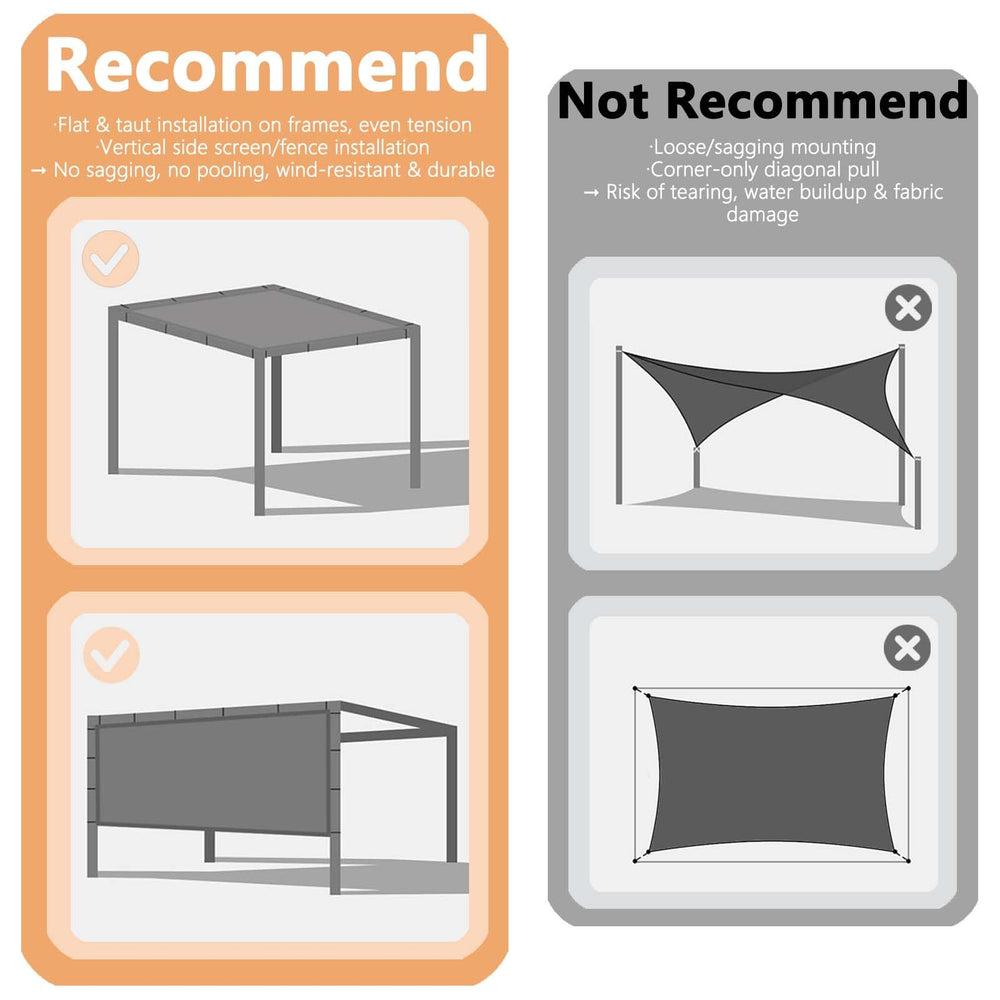 POYEE Sun Shade Cloth packaged view