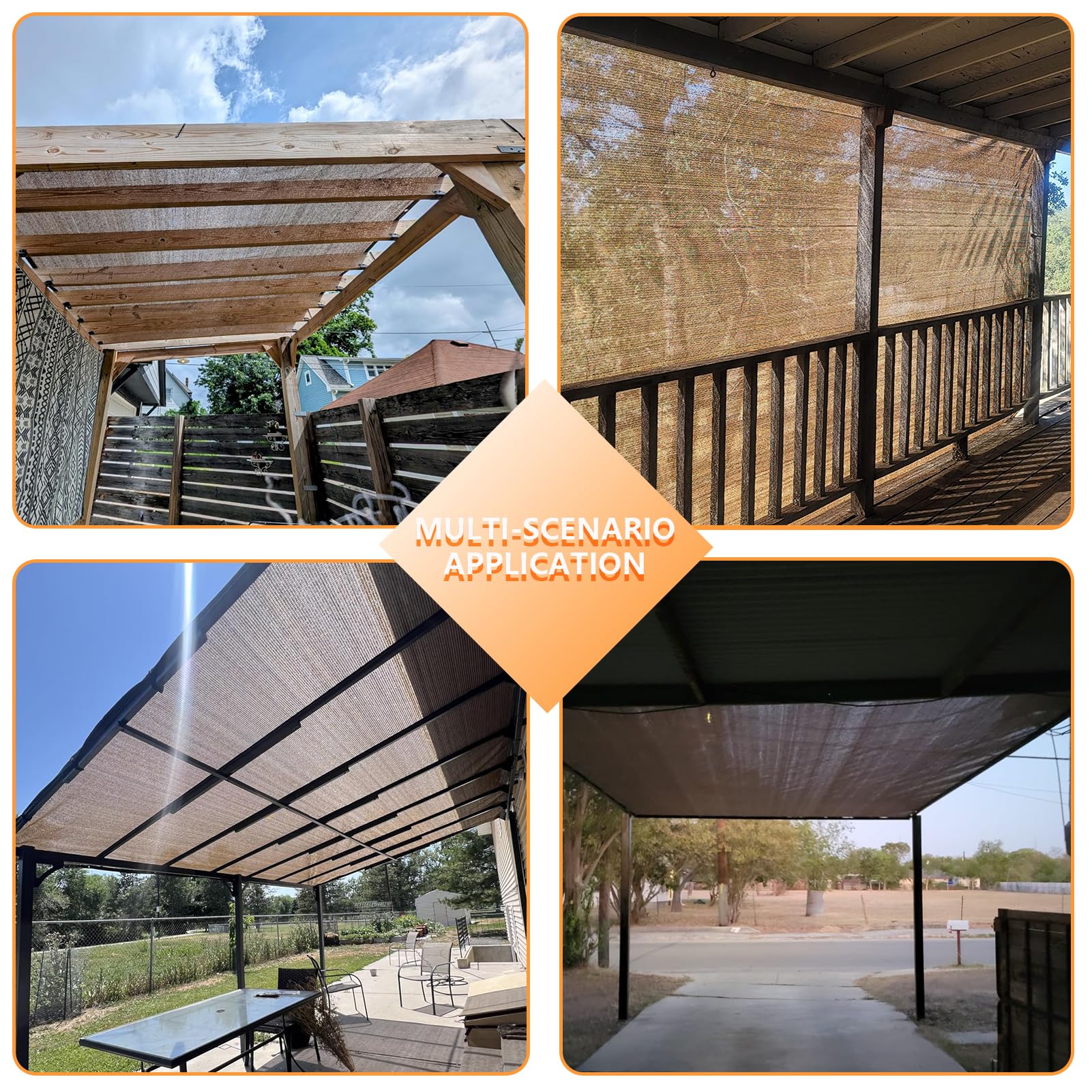 POYEE Sun Shade Cloth showcasing breathability and ventilation