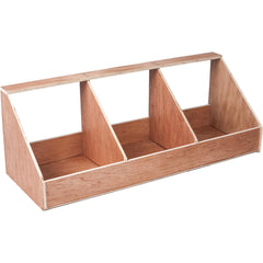 PRECISION PET Triple Nesting Box, brown wooden design front view