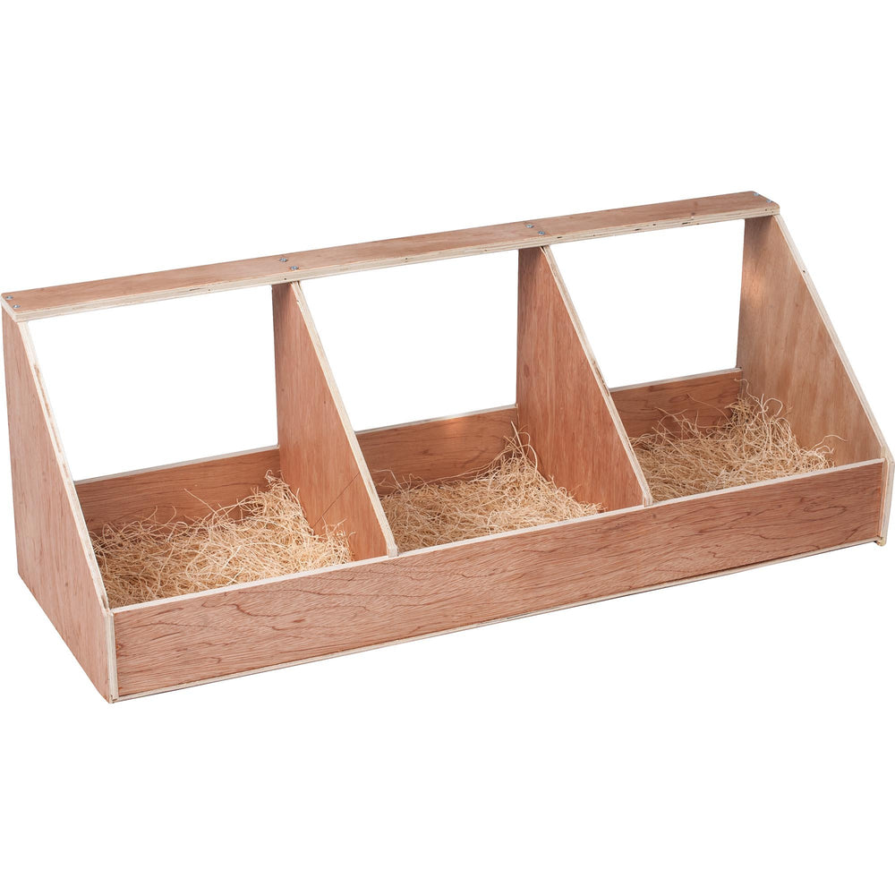 PRECISION PET Triple Nesting Box, side view showing dimensions