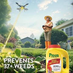 Preen Garden Weed Preventer flip-top applicator cap