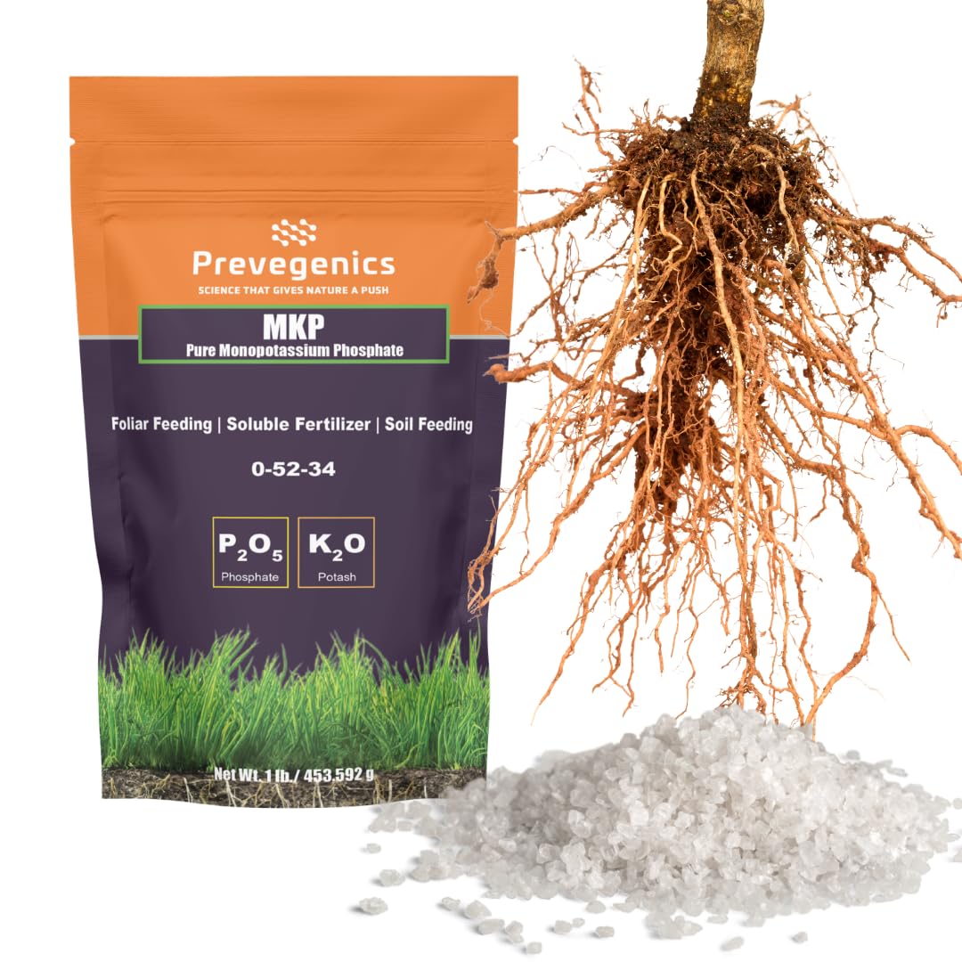Prevegenics Monopotassium Phosphate MKP Fertilizer 1 Pound package front view