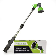 Pri Gardens Watering Wand 18" – 24" adjustable length with zinc alloy handle