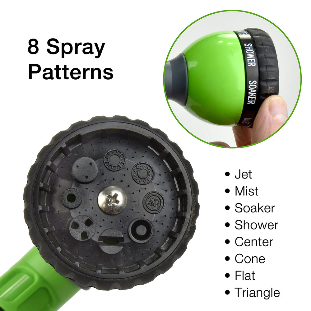 Pri Gardens Watering Wand brass nozzle options displayed