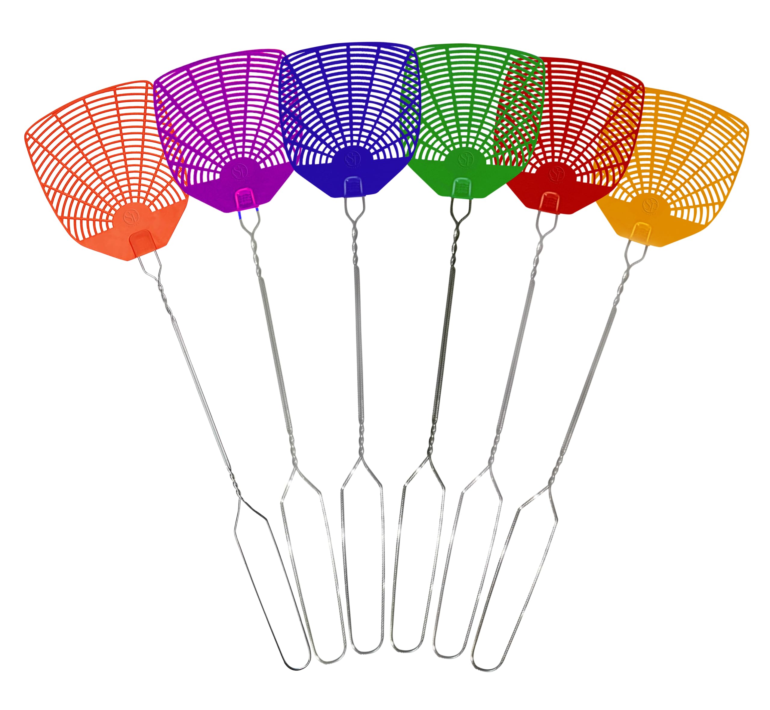 PRO Bug & Fly Swatter 6-Pack front view with assorted colors