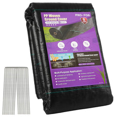 PRO-FOR 4FT x 50FT Weed Barrier Landscape Fabric front view