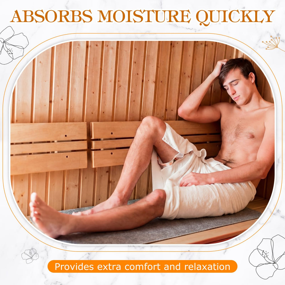Product packaging of Hahafelt Sauna Mats