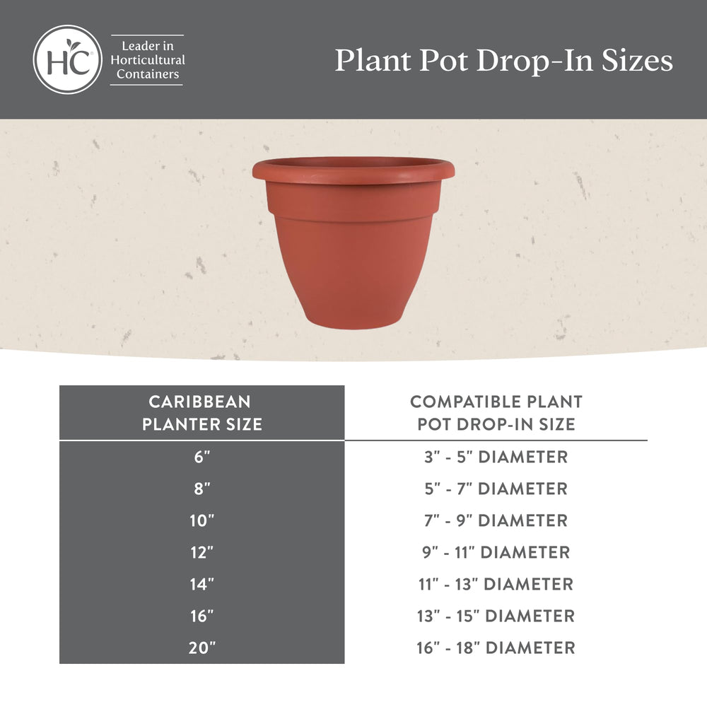 Product packaging of The HC Companies Caribbean Planter Pot