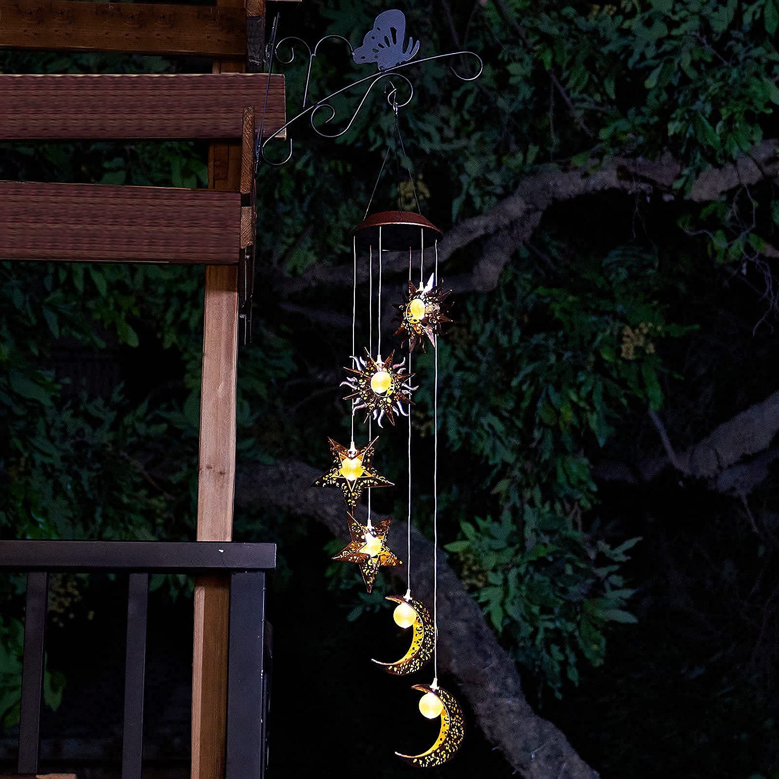 Product packaging of Tryme Solar Wind Chimes