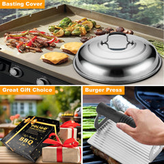 Professional long spatula included in POLIGO griddle accessories