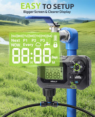 Programmable water timer included in the HIRALIY irrigation kit
