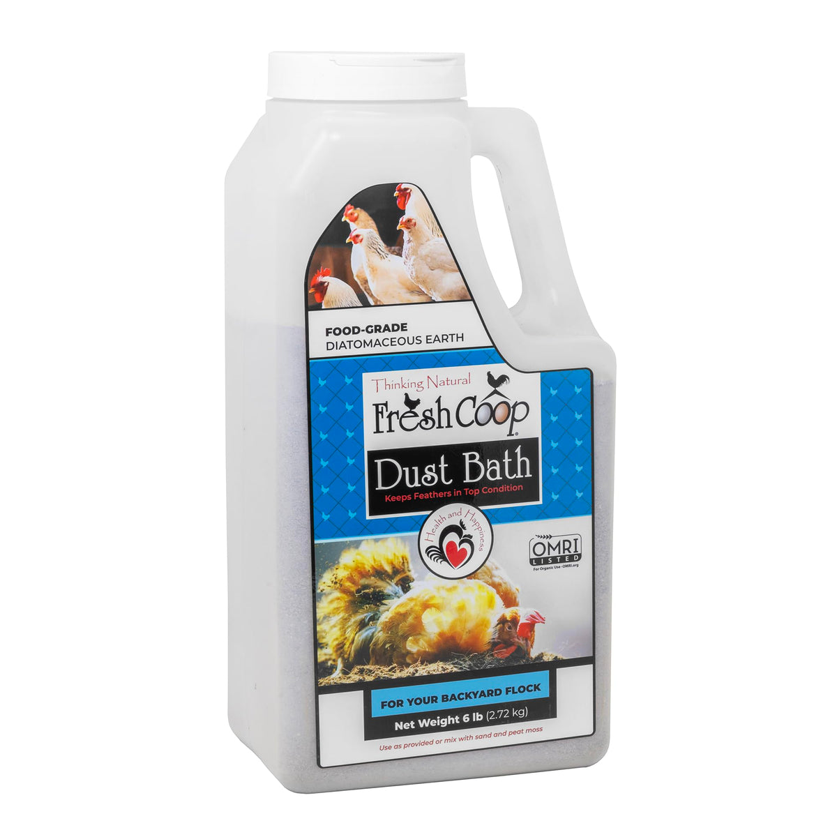 Progressive Planet Fresh Coop Dust Bath 6lb jug front view