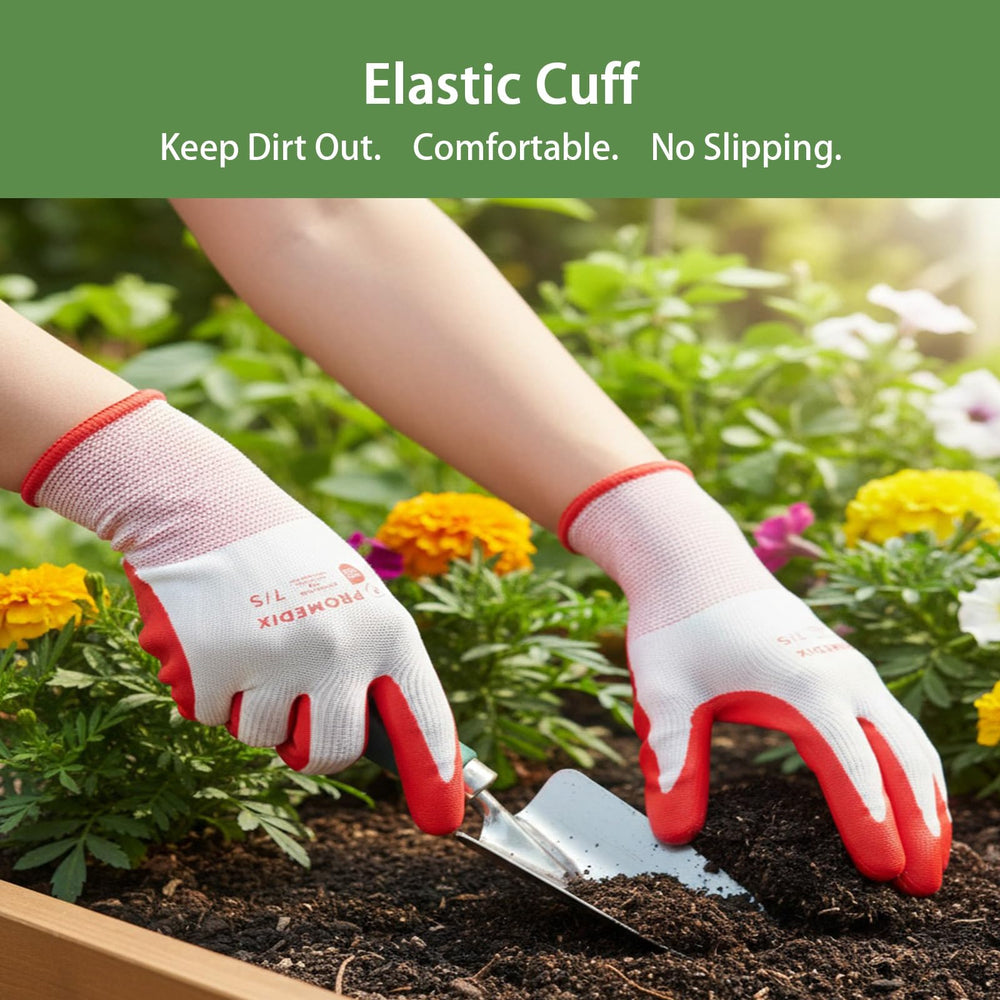 PROMEDIX P Gardening Gloves large size with extended cuffs