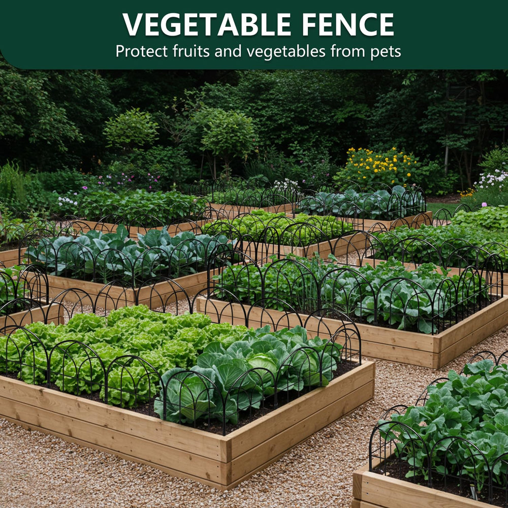 promitop Decorative Garden Fence, 26 panels displayed together