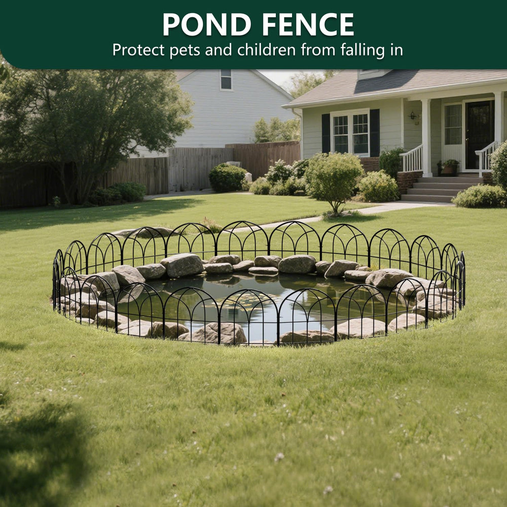 promitop Decorative Garden Fence detailed view of metal finish