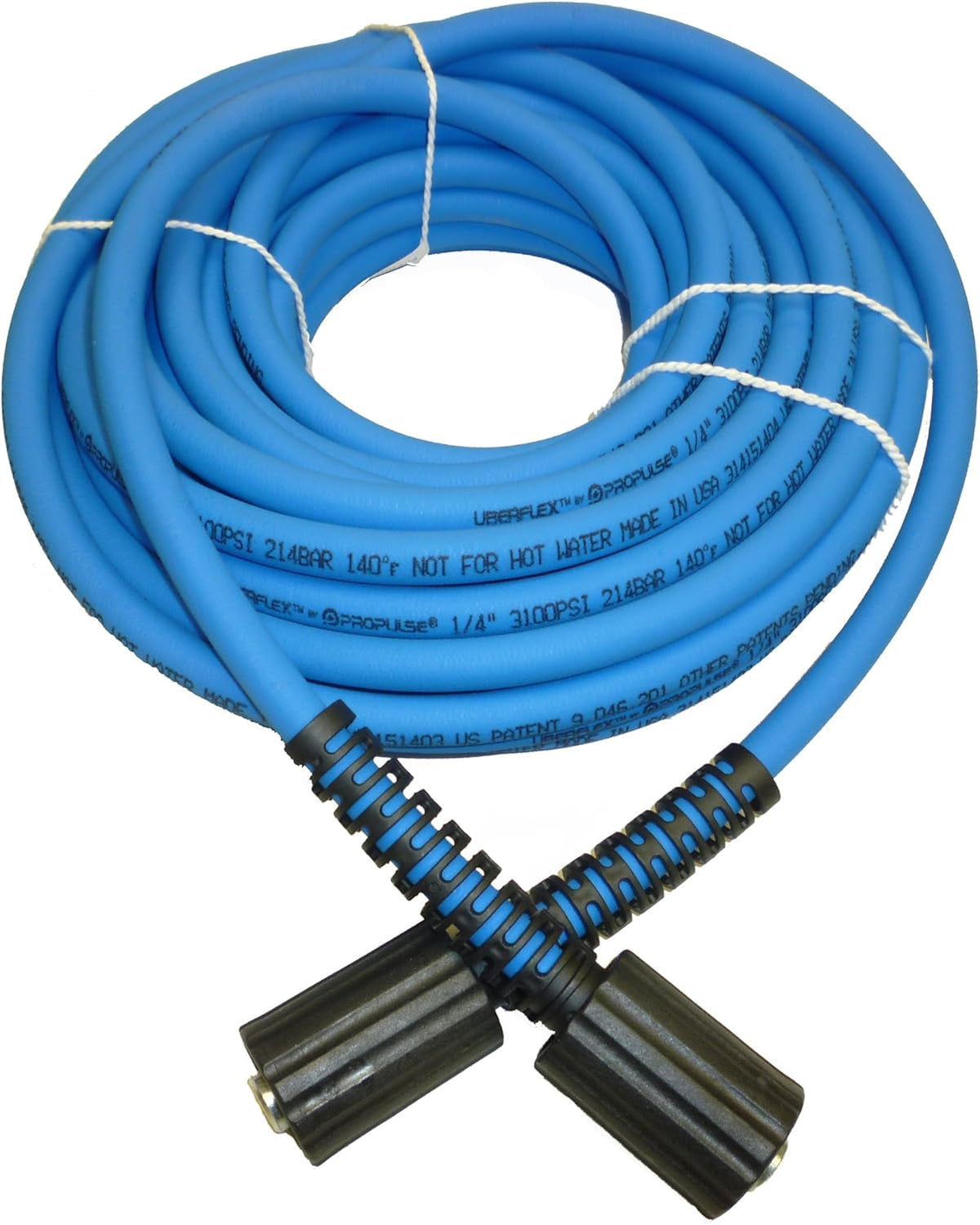ProPulse UBERFLEX 50 feet kink resistant pressure washer hose with blue cover