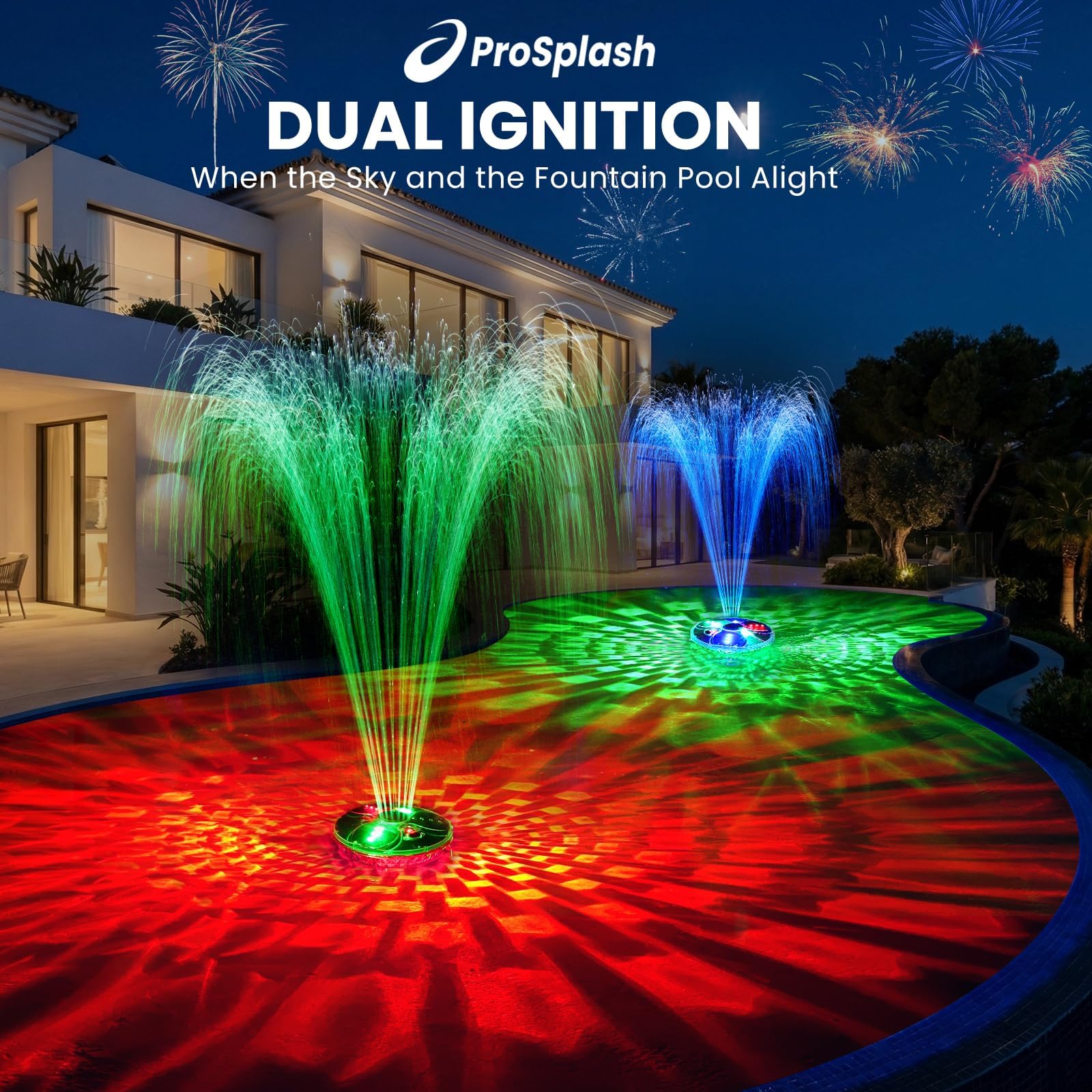 ProSplash Pool Fountain detailed view of diamond patterns