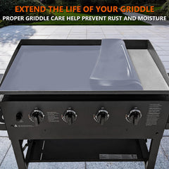 Protebox Silicone Griddle Mat rolled up for storage