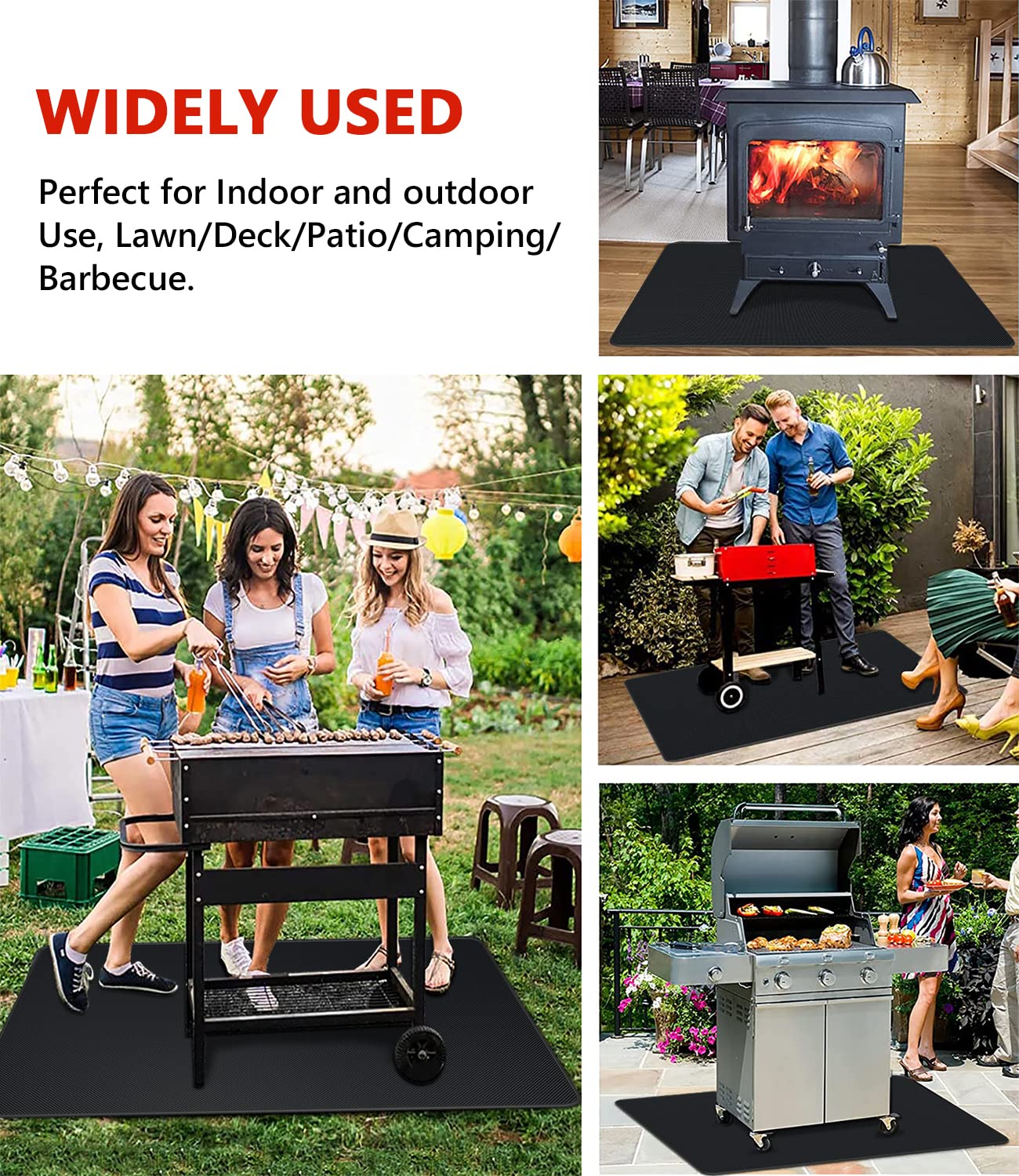 Protebox Under Grill Mat in outdoor setting