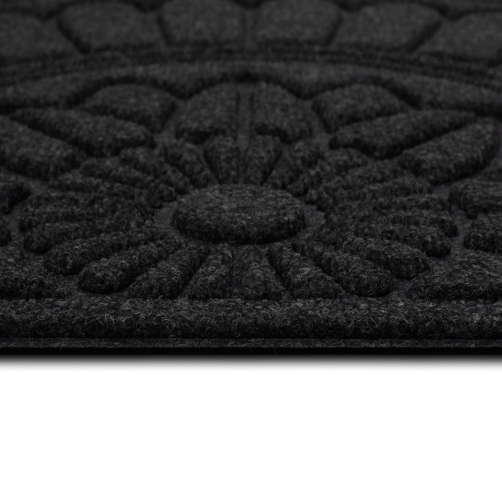 Proudly made in the USA label on the doormat