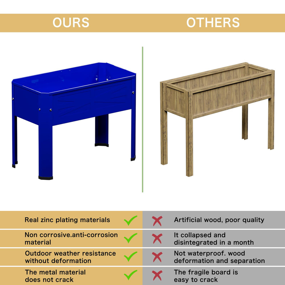PROXRACER Raised Planter Box in patio setting