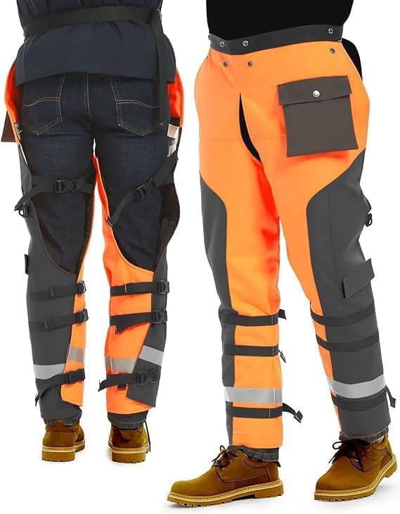 PROYAMA Chainsaw Chaps with included felling wedges and tool bag