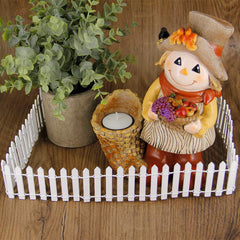 Prsildan Miniature Fairy Garden Fence - close-up of wooden texture