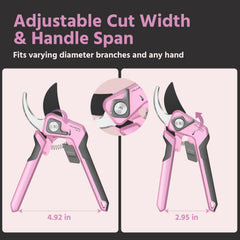 PrunePro pruning shears in use on rose bushes