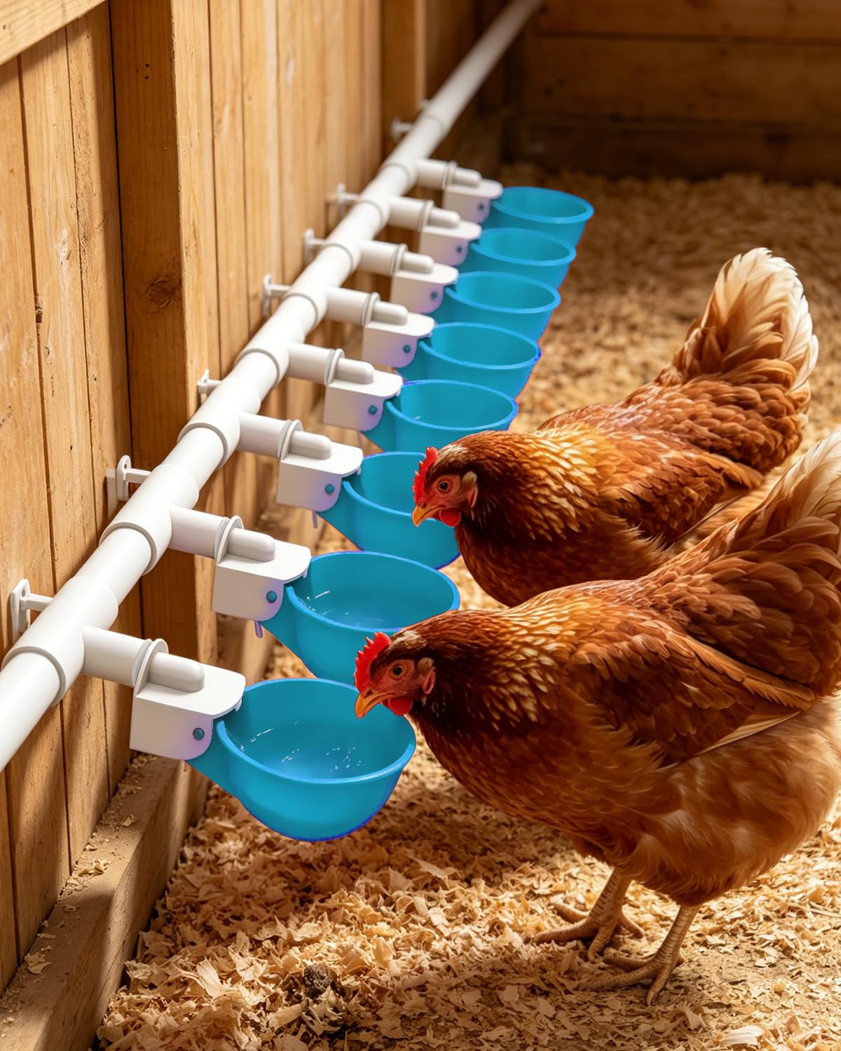 psarnuk Chicken Waterer Cups box contents display