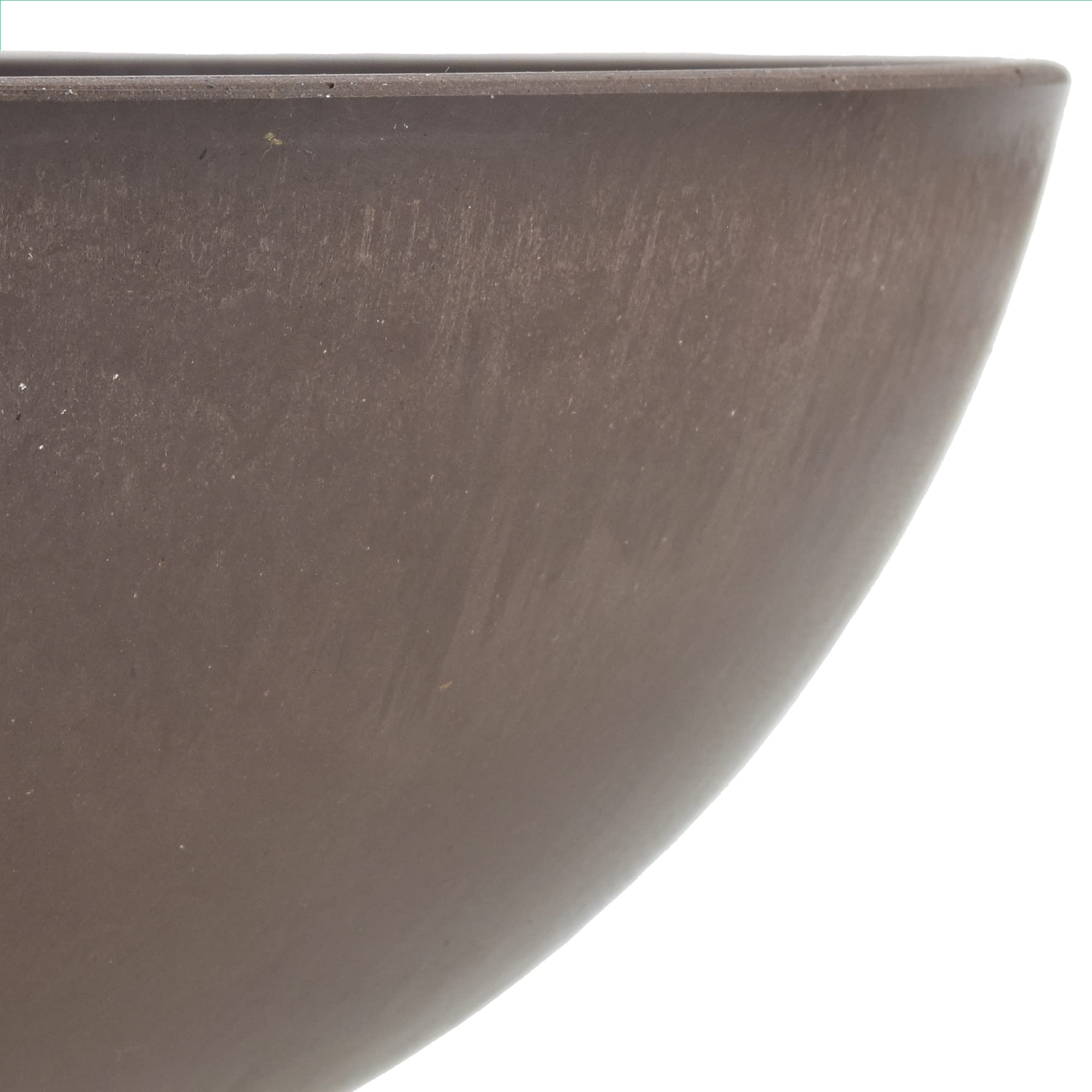 PSW Pot Collection 8-inch chocolate planter with succulents on a tabletop