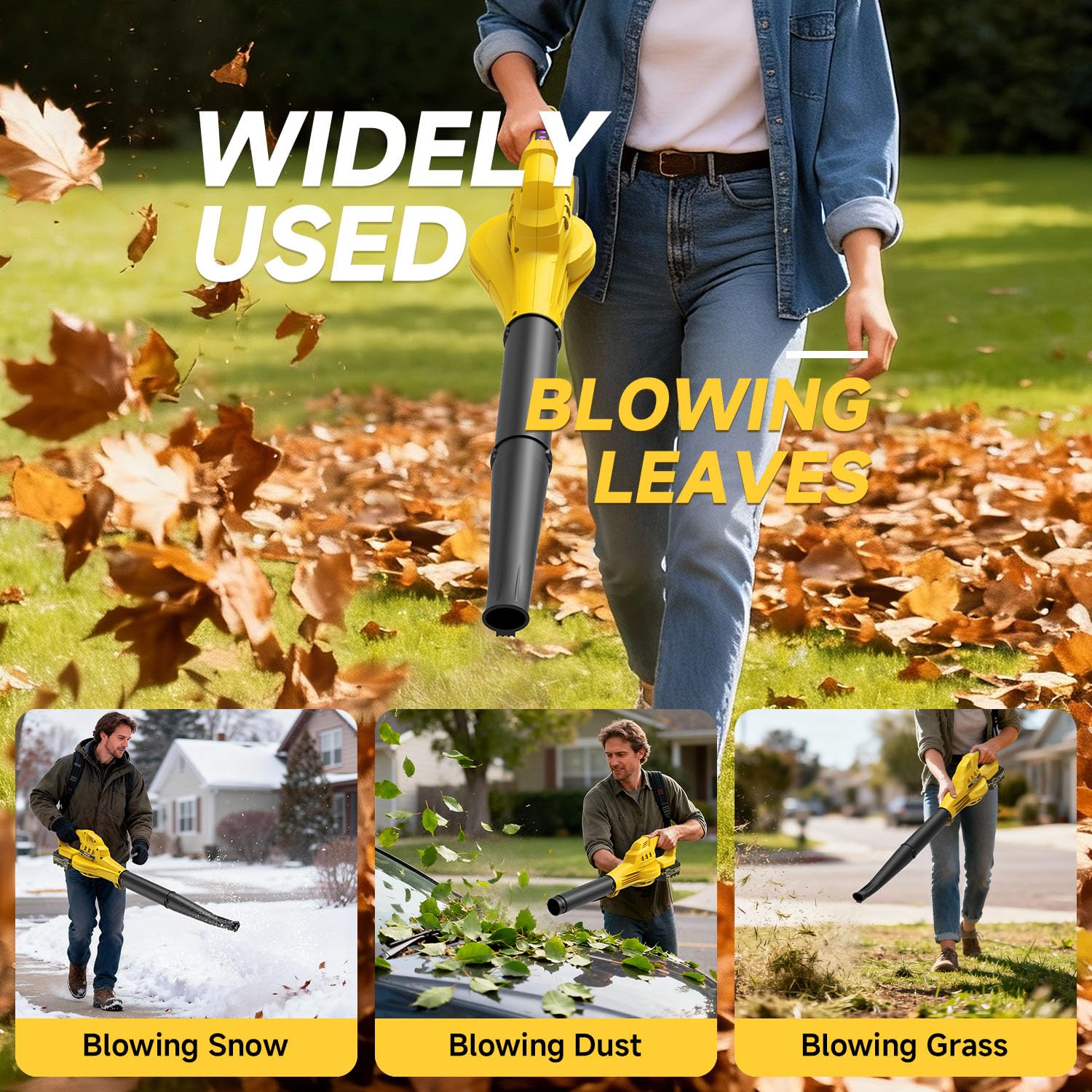 PULITUO Leaf Blower user manual and accessories