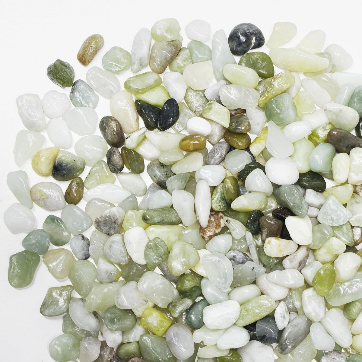 Pulovin Jade Pebbles 2.5LB bag front view