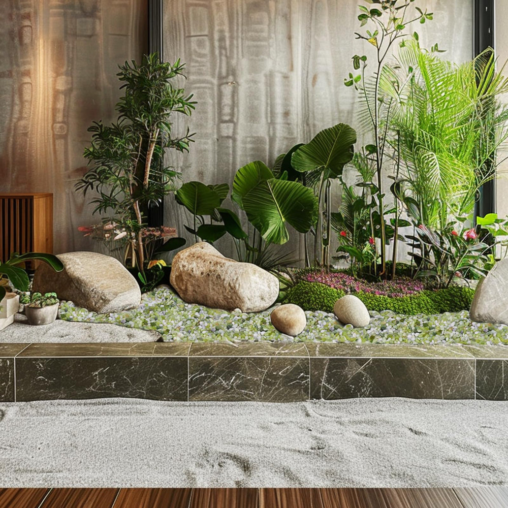 Pulovin Jade Pebbles spread out on a table