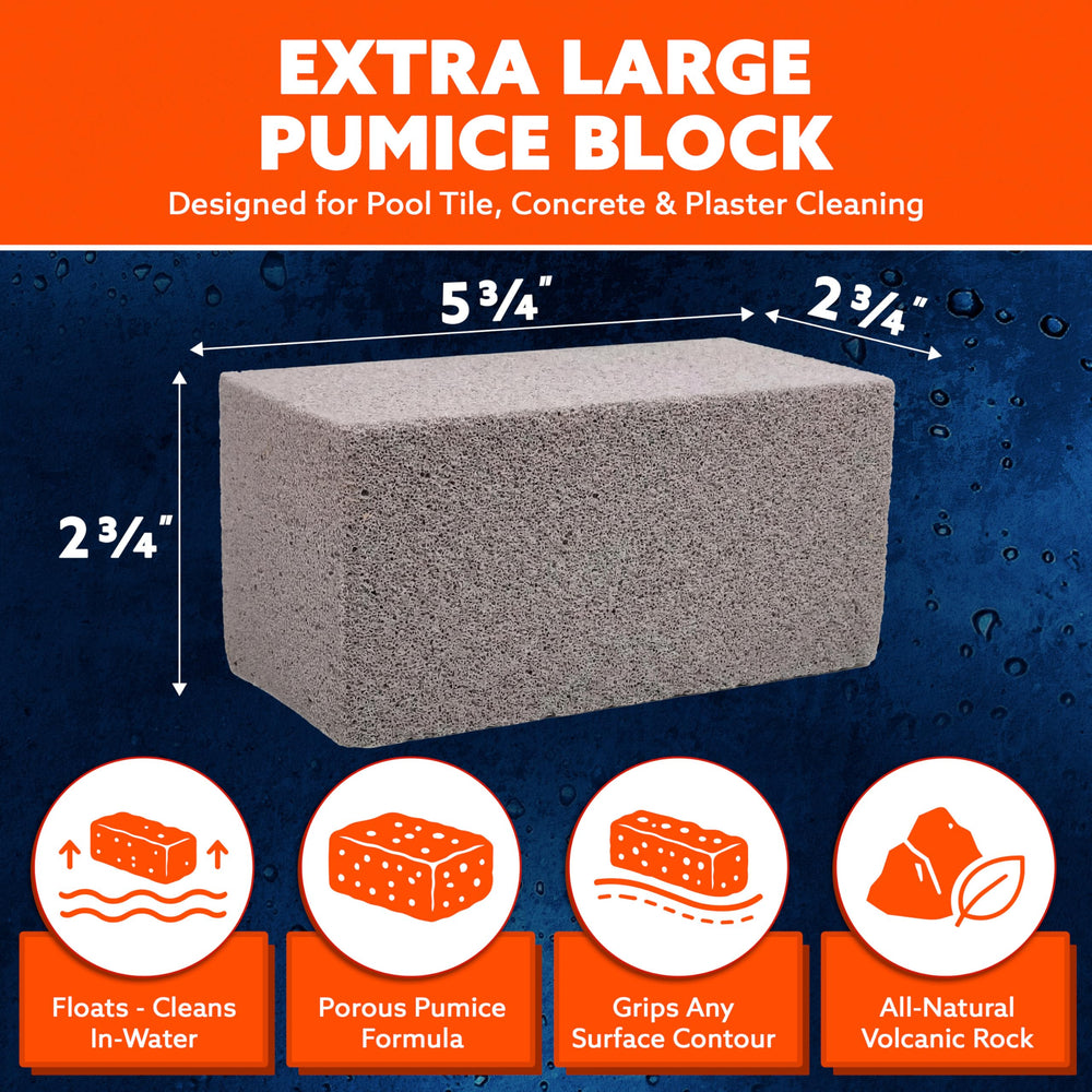 Pumice Stone for cleaning hard water stains