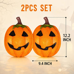 Pumpkin light cover displayed on a porch light