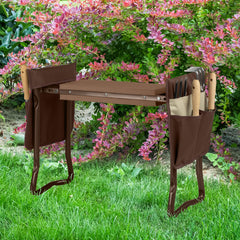 Pure Garden Garden Kneeler and Seat shown folded for storage