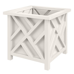 Pure Garden Lattice Design Outdoor Planter Box front view