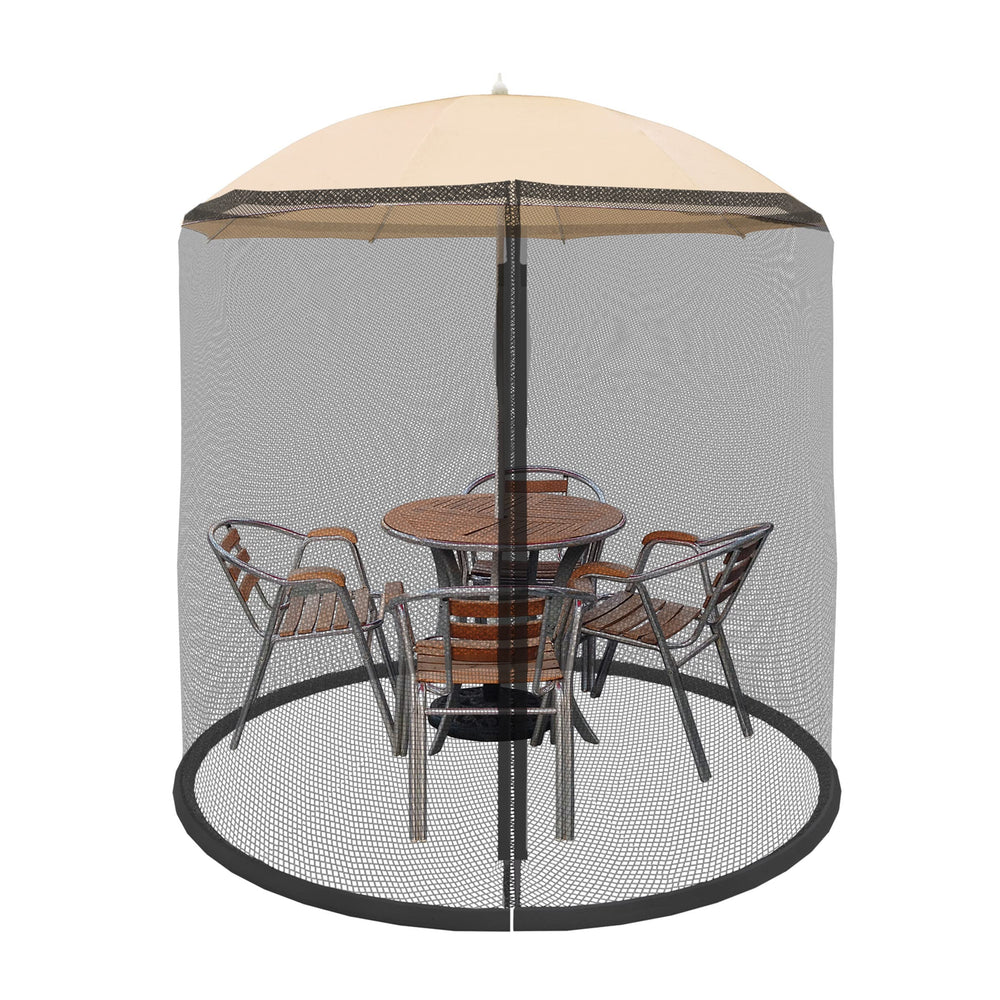 Pure Garden Mosquito Net for Patio Umbrellas front view
