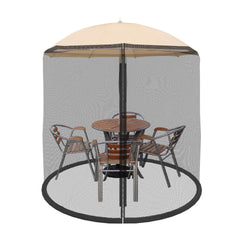 Pure Garden Mosquito Net for Patio Umbrellas front view
