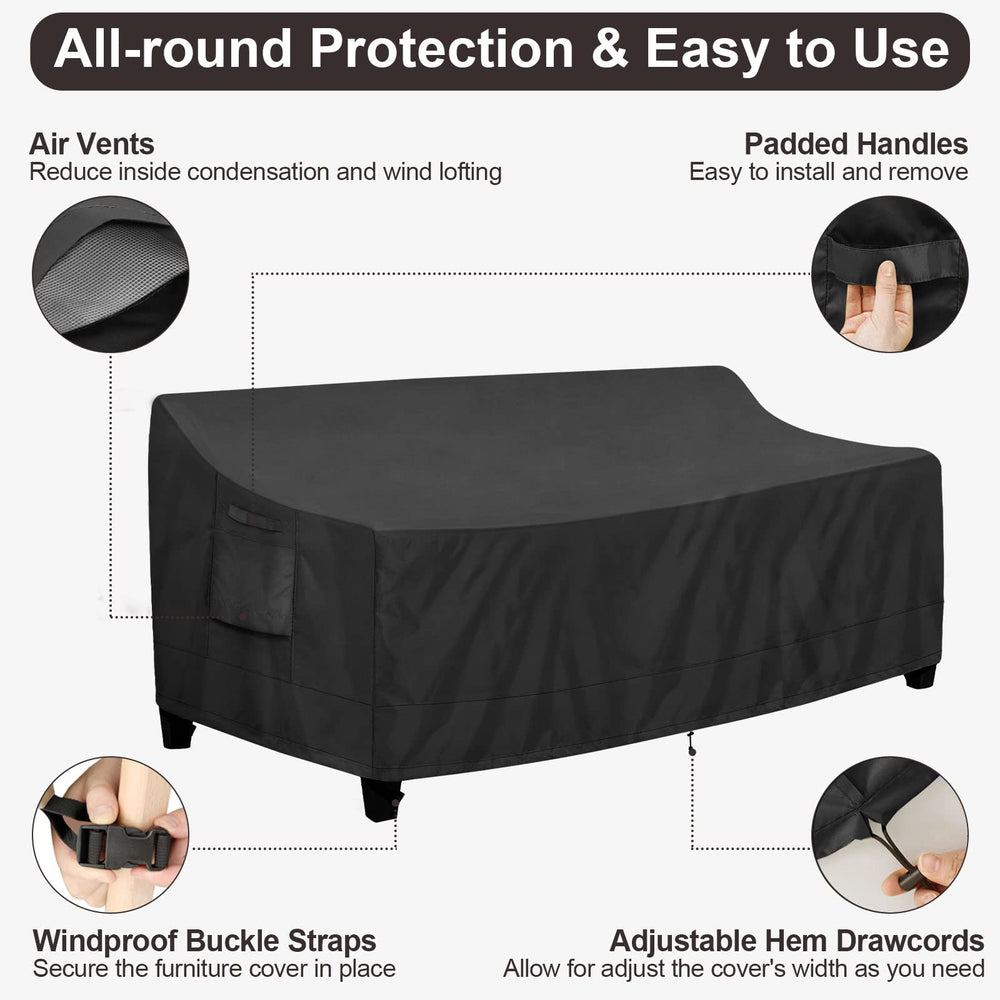 PureFit Couch Cover with storage bag included