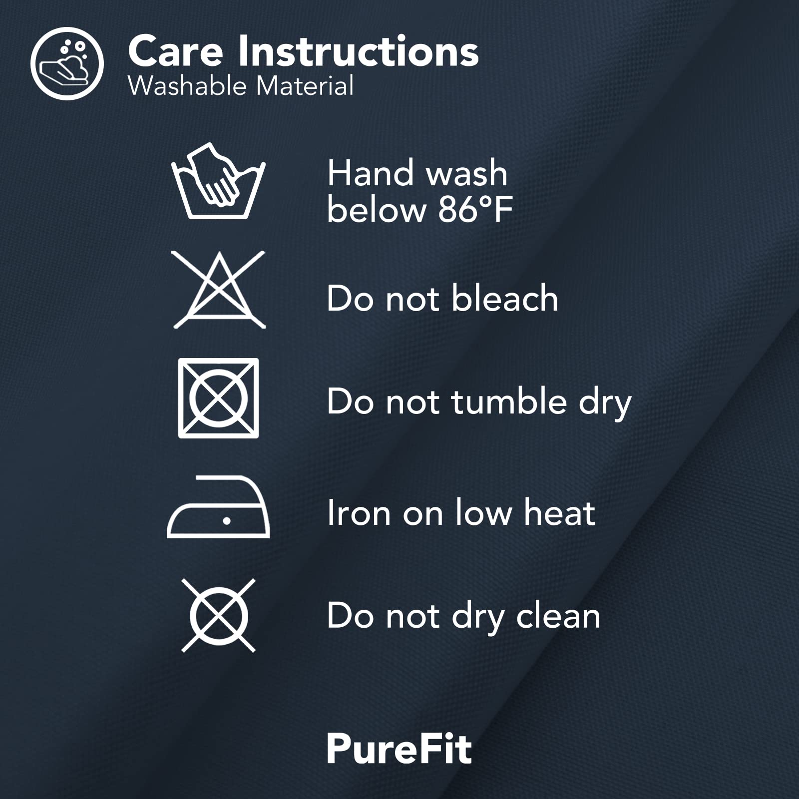 PureFit curtains showing breathable fabric texture