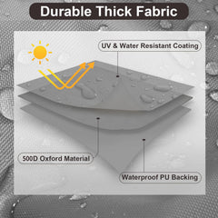 PureFit Outdoor Couch Cover showing waterproof feature
