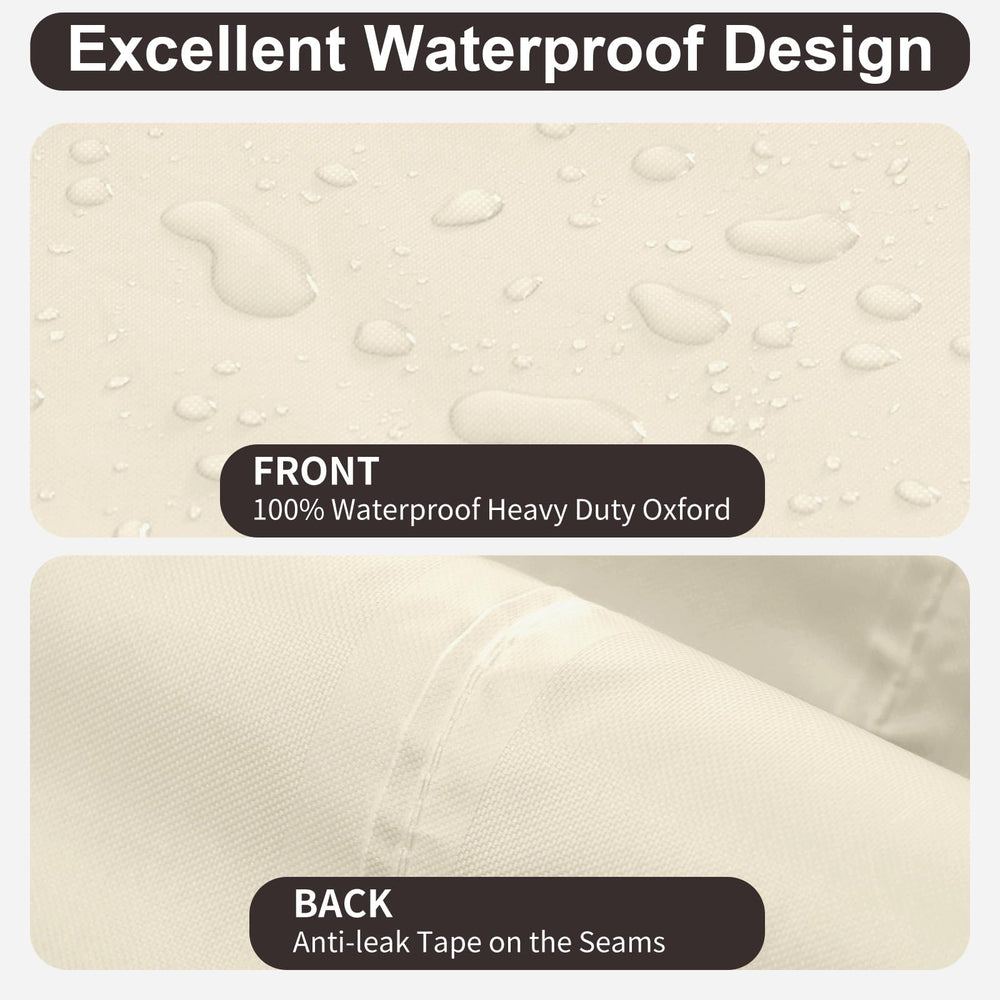 PureFit Outdoor Couch Cover waterproof fabric close-up